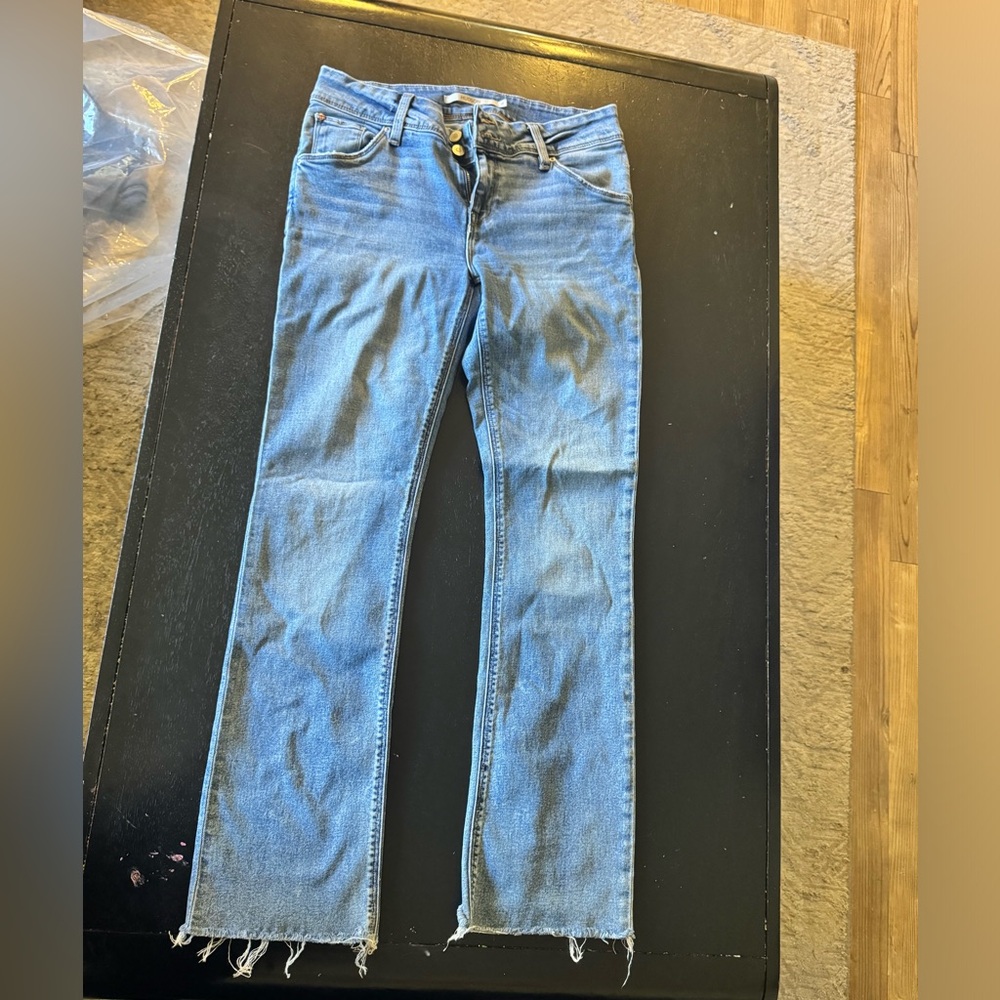 Hudson Jeans Light Blue Straight Leg Women's Jeans